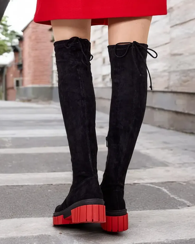 Royalfashion Damskie kozaki za kolano Staroll