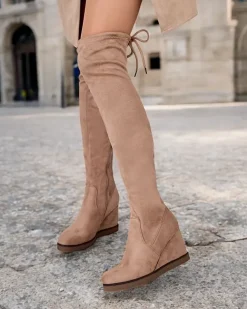 Royalfashion Damskie kozaki za kolano Romino