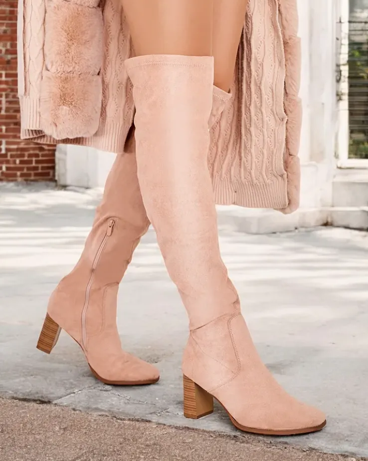 Royalfashion Damskie kozaki za kolano Vecce