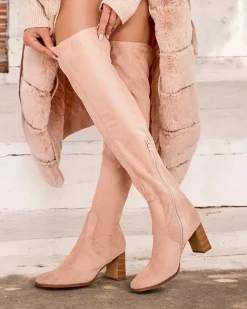 Royalfashion Damskie kozaki za kolano Vecce