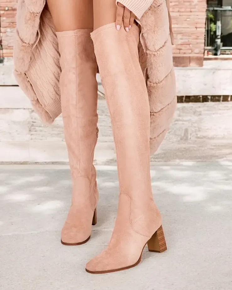 Royalfashion Damskie kozaki za kolano Vecce