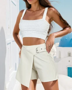 Royalfashion Damskie krótkie spodenki a'la spódniczka