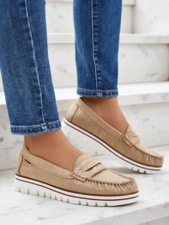 Royalfashion Damskie mokasyny eko zamszowe Bellisse