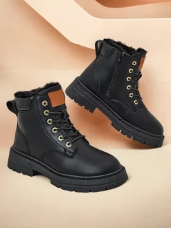 Royalfashion Damskie ocieplane botki typu trapery Radoras