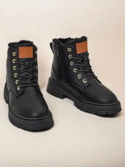 Royalfashion Damskie ocieplane botki typu trapery Radoras