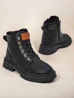 Royalfashion Damskie ocieplane botki typu trapery Radoras