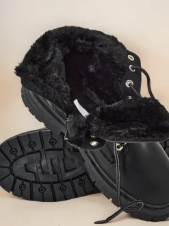 Royalfashion Damskie ocieplane botki typu trapery Radoras