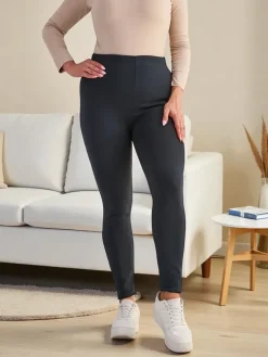 Royalfashion Damskie ocieplane spodnie typu tregginsy PLUS SIZE