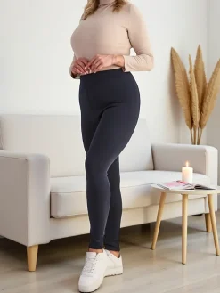 Royalfashion Damskie ocieplane spodnie typu tregginsy PLUS SIZE