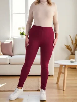 Royalfashion Damskie ocieplane spodnie typu tregginsy PLUS SIZE