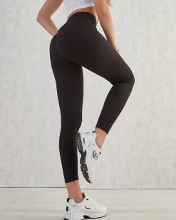 Royalfashion Damskie prążkowane legginsy