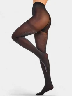 Royalfashion Damskie rajstopy z brokatem 20 DEN