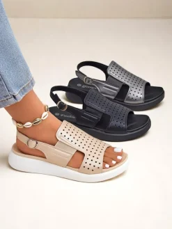 Royalfashion Damskie sandały na grubszej podeszwie BreezyStep