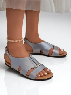 Royalfashion Damskie sandały na płaskiej podeszwie Solea Comfort