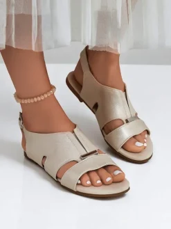 Royalfashion Damskie sandały na płaskiej podeszwie Solea Comfort