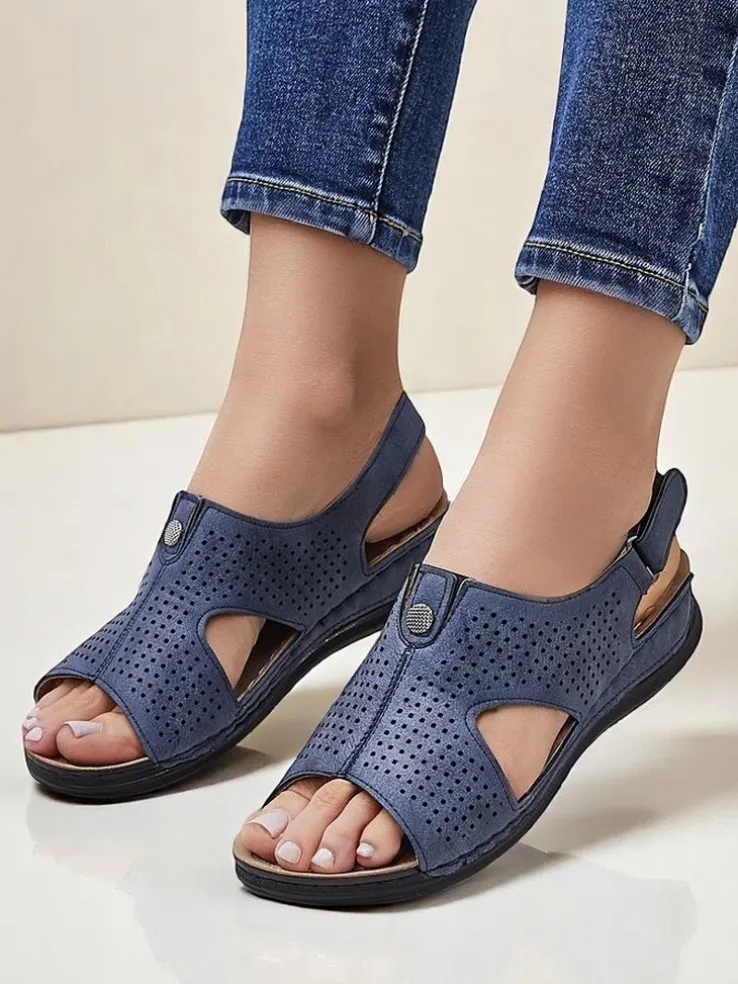 Royalfashion Damskie sandały ażurowe Leminni