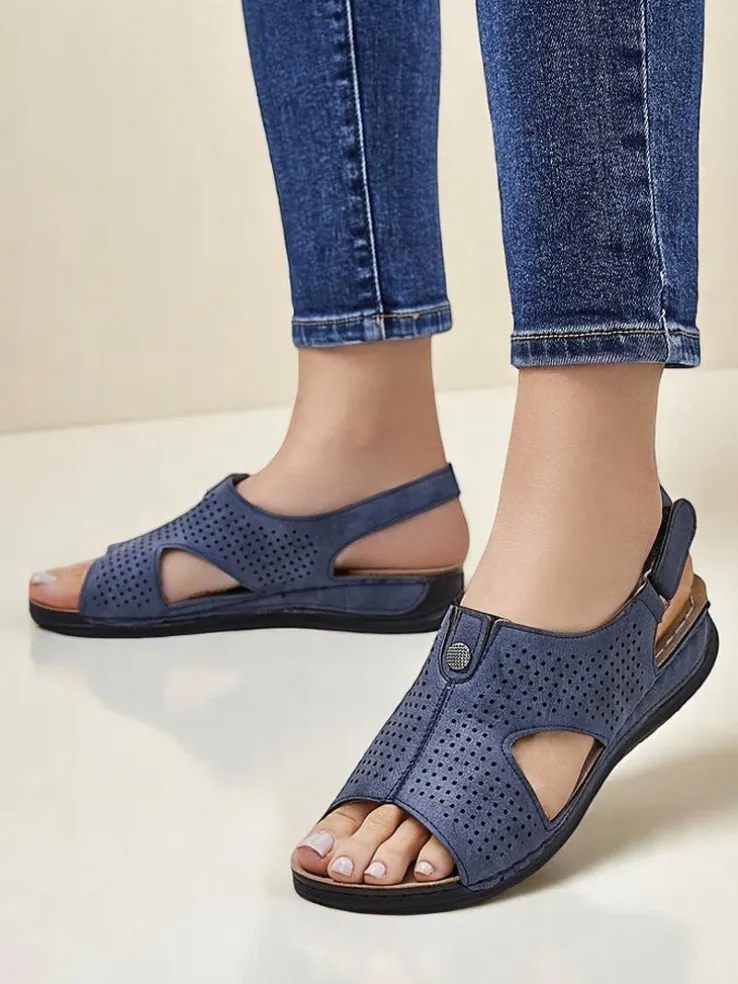 Royalfashion Damskie sandały ażurowe Leminni