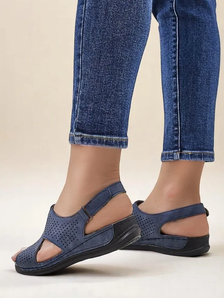 Royalfashion Damskie sandały ażurowe Leminni