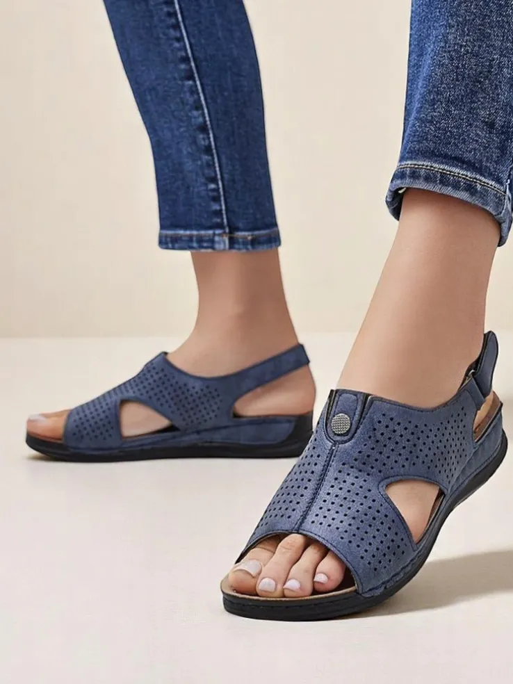 Royalfashion Damskie sandały ażurowe Leminni