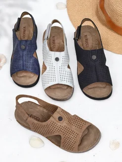 Royalfashion Damskie sandały ażurowe Leminni