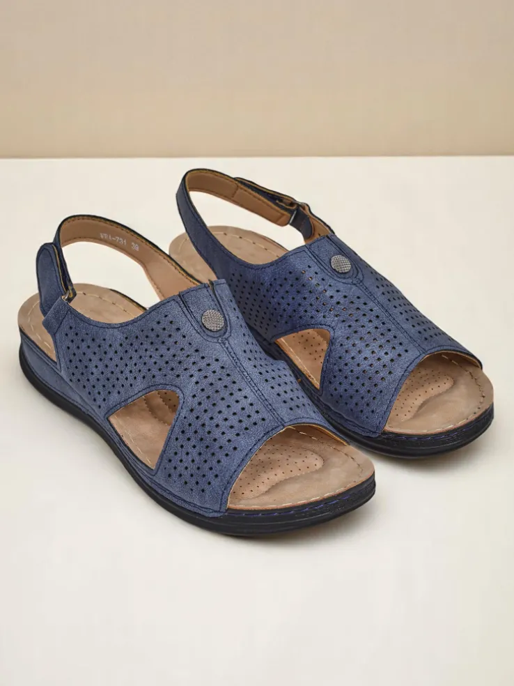 Royalfashion Damskie sandały ażurowe Leminni