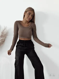 Royalfashion Damskie spodnie typu bojówki