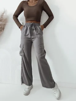 Royalfashion Damskie spodnie typu bojówki