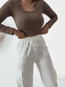 Royalfashion Damskie spodnie typu bojówki