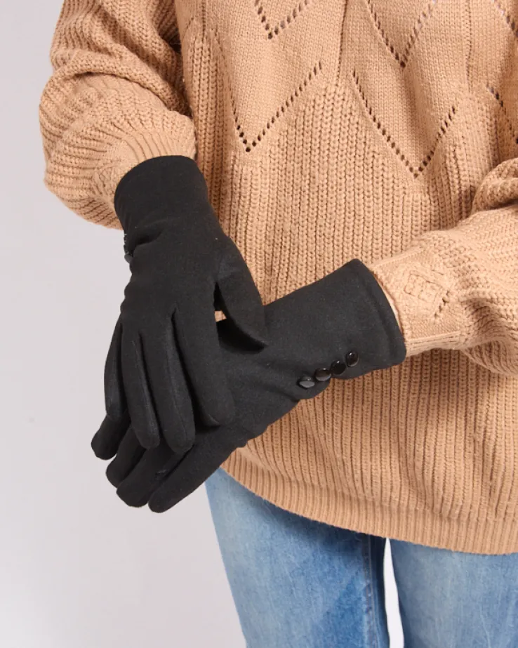 Royalfashion Damskie tkaninowe rękawiczki