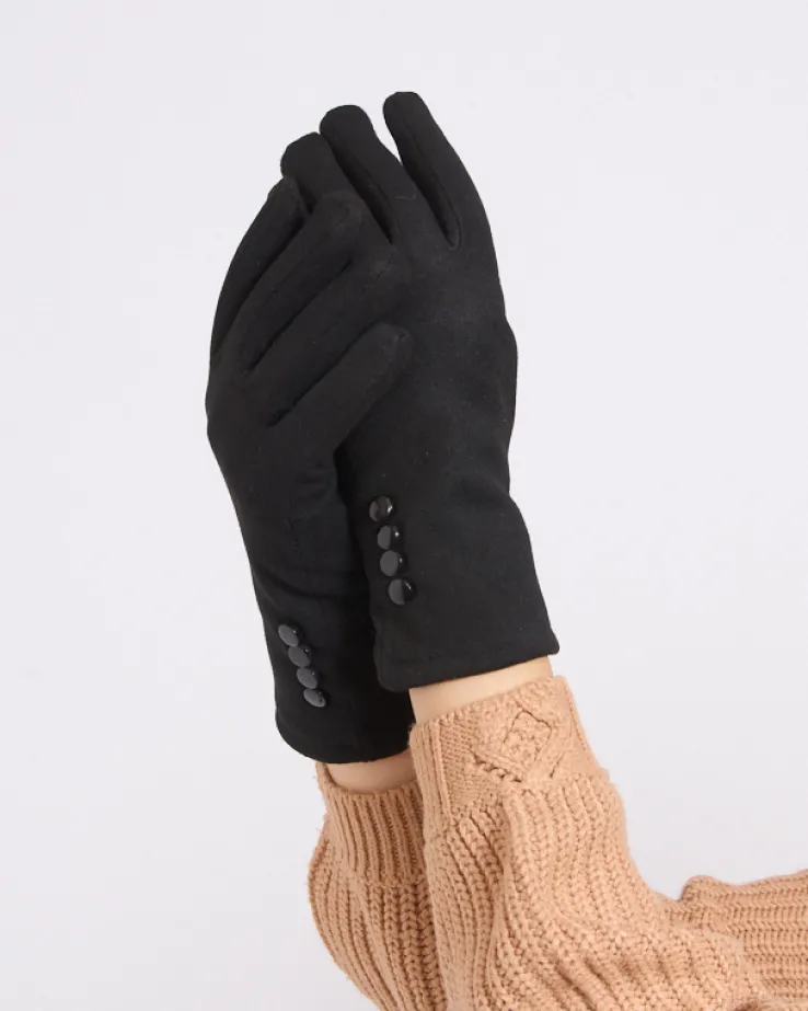 Royalfashion Damskie tkaninowe rękawiczki