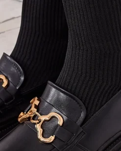 Royalfashion Damskie wsuwane kozaki za kolano Rufies