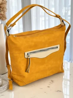 Royalfashion Duża torebka damska eko skórzana shopper Elara Monroe