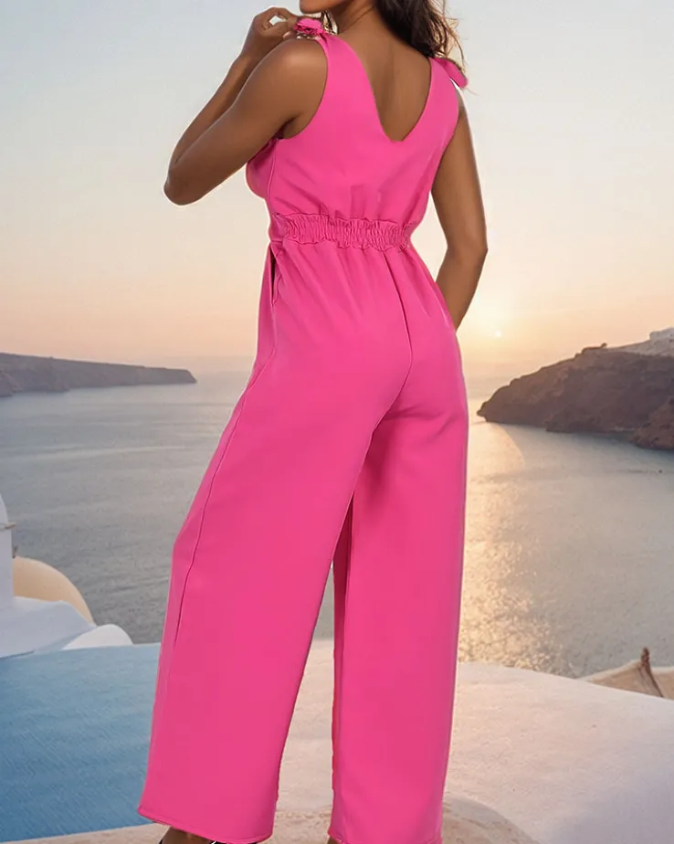 Royalfashion Długi kombinezon damski