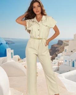 Royalfashion Długi kombinezon damski