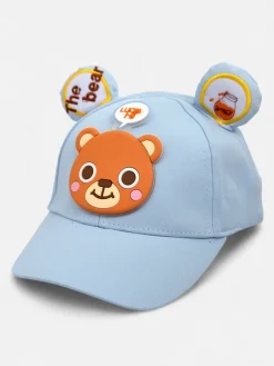 Royalfashion Dziecięca czapka z daszkiem z uszkami