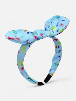 Royalfashion Dziecięca opaska do włosów z kokardką z printem