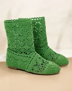 Royalfashion Dziecięce ażurowe botki Tolor