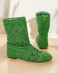 Royalfashion Dziecięce ażurowe botki Tolor