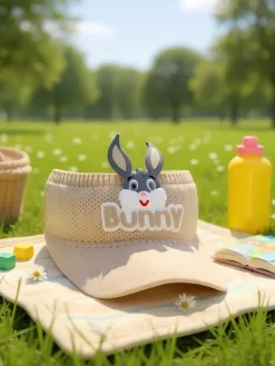 Royalfashion Dziecięcy daszek Przeciwsłoneczny Bunny Ears