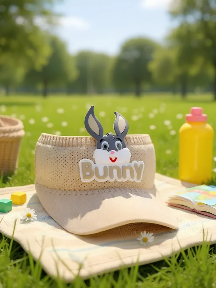 Royalfashion Dziecięcy daszek Przeciwsłoneczny Bunny Ears