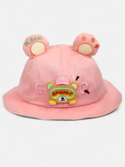 Royalfashion Dziecięcy Kapelusz z uszkami Misiowa Radość