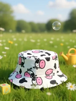 Royalfashion Dziecięcy Kapelusz typu Bucket Color Splash Bucket