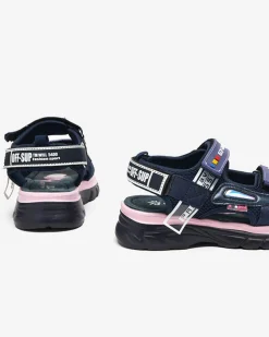 Royalfashion Dziewczęce sandały w kolorze granatowym Umaf