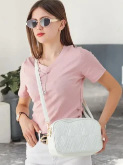 Royalfashion Elegancka mała damska torebka z eko skóry