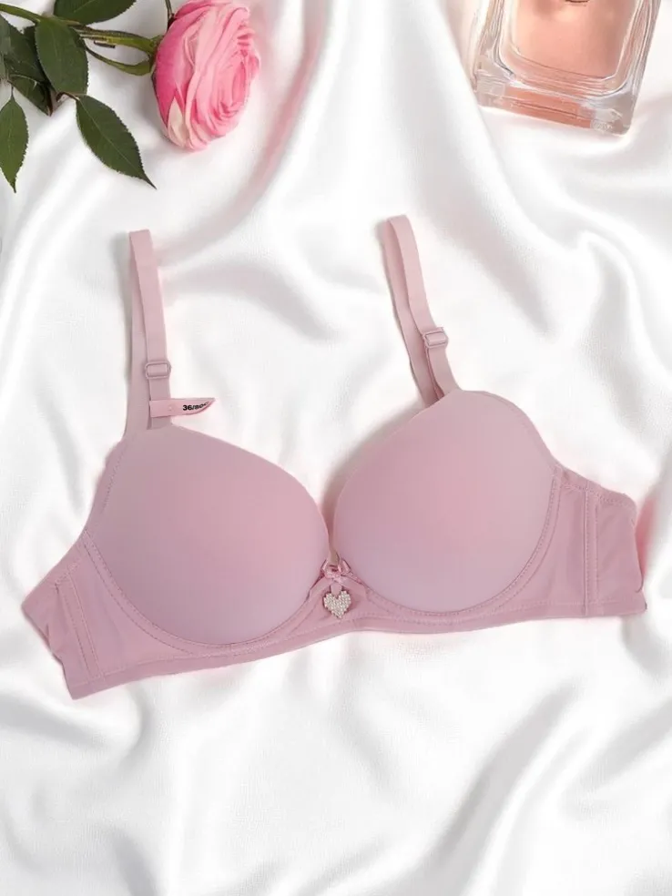 Royalfashion Gładki damski usztywniany biustonosz Smooth Fit