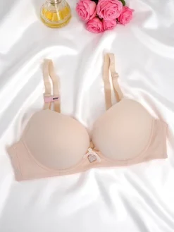 Royalfashion Gładki damski usztywniany biustonosz Smooth Fit