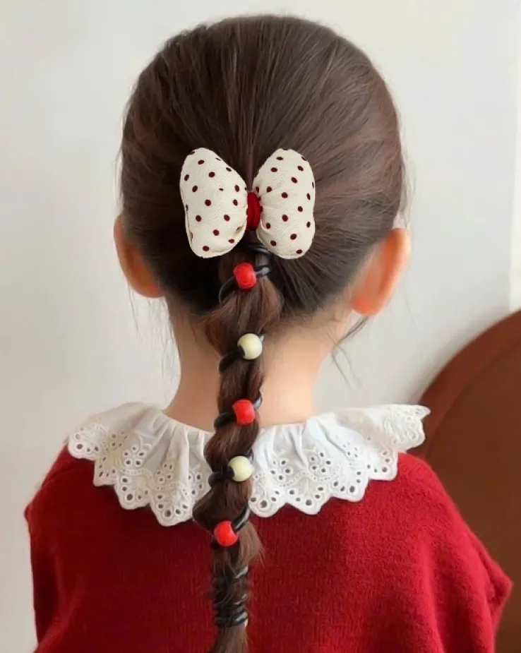 Royalfashion Gumka do włosów sprężynka z kokardką Ribbon Coil