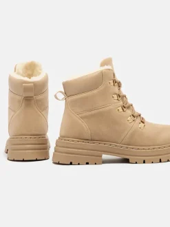 Royalfashion Jasnobrązowe trapery damskie Develier