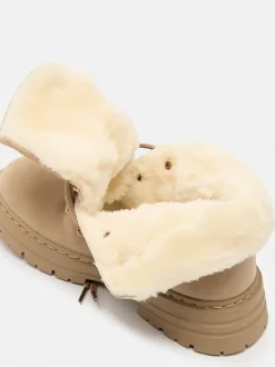 Royalfashion Jasnobrązowe trapery damskie Develier