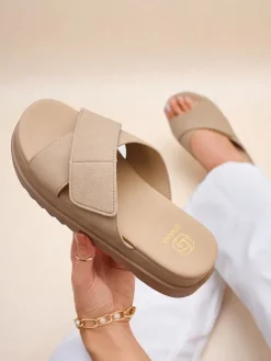 Royalfashion Klapki damskie płaskie Evre